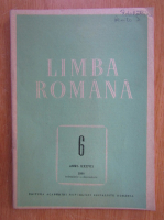 Revista Limba Romana, anul XXXVII, nr. 6, 1988