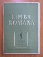 Revista Limba Romana, anul XXXVIII, nr. 4, iulie-august 1989