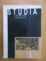 Anticariat: Studia. Universitatis Babes-Bolyai, anul XLVI, nr. 3, 2001