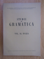 Studii de gramatica (volumul 3)