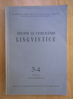 Studii si cercetari lingvistice, anul VI, nr. 3-4, iulie-decembrie 1955