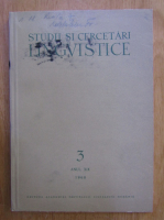 Studii si cercetari lingvistice, anul XIX, nr. 3, 1968