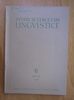 Studii si cercetari lingvistice, anul XIX, nr. 6, 1968