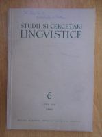 Studii si cercetari lingvistice, anul XVII, nr. 6, 1966