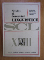 Studii si cercetari lingvistice, anul XXIII, nr. 4, 1972