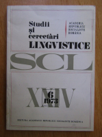 Studii si cercetari lingvistice, anul XXIV, nr. 6, 1973