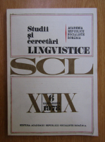 Studii si cercetari lingvistice, anul XXIX, nr. 6, noiembrie-decembrie 1978