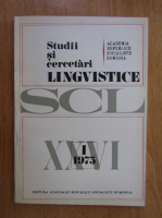 Studii si cercetari lingvistice, anul XXVI, nr. 1, 1975
