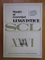 Anticariat: Studii si cercetari lingvistice, anul XXVI, nr. 2, 1975