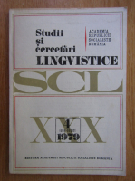 Studii si cercetari lingvistice, anul XXX, nr. 4, iulie-august 1979