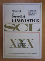 Studii si cercetari lingvistice, anul XXX, nr. 5, septembrie-octombrie 1979
