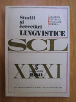 Anticariat: Studii si cercetari lingvistice, anul XXXI, nr. 5, septembrie-octombrie 1980