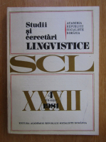 Studii si cercetari lingvistice, anul XXXII, nr. 4, iulie-august 1981