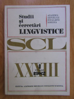 Studii si cercetari lingvistice, anul XXXIII, nr. 4, iulie-august 1982