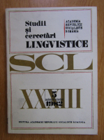 Studii si cercetari lingvistice, anul XXXIII, nr. 5, septembrie-octombrie 1982