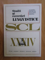 Anticariat: Studii si cercetari lingvistice, anul XXXIV, nr. 3, septembrie-octombrie 1983