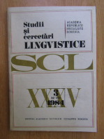 Anticariat: Studii si cercetari lingvistice, anul XXXV, nr. 3, mai-iunie 1984