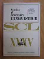 Studii si cercetari lingvistice, anul XXXV, nr. 4, iulie-august 1984