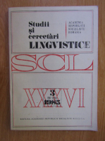 Studii si cercetari lingvistice, anul XXXVI, nr. 3, mai-iunie 1985