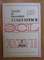 Studii si cercetari lingvistice, anul XXXVII, nr. 2, martie-aprilie 1986