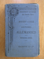 A. Bossert, Th. Beck - Lectures allemandes