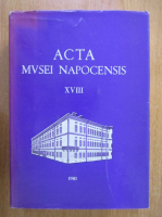 Anticariat: Acta Musei Napocensis (volumul 18)