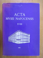Acta Mvsei Napocensis (volumul 18)