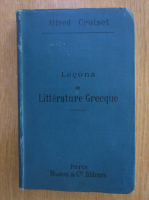 Alfred Croiset - Lecons de Litterature Greque