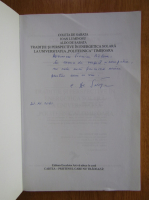 Coleta de Sabata - Traditie si perspective in energetica solara la Universitatea Politehnica Timisoara (cu autograful autoarei)