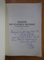 Ioan Ranca - Romanii din scaunele secuiesti in antroponimele din conscriptii (cu autograful autorului)