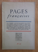 Revista Pages Francaises, nr. 22