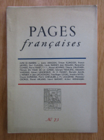 Revista Pages Francaises, nr. 23
