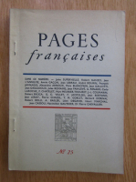 Revista Pages Francaises, nr. 25