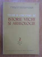 Studii si cercetari de istorie veche si arheologie, tomul 29, nr. 2, aprilie-iunie 1978