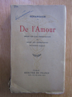 Etienne de Senancour - De l'amour