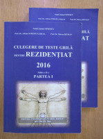 Ioanel C. Sinescu - Culegere de teste grila pentru rezidentiat, 2016 (2 volume)