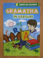 Gramatica in versuri. Carte de colorat