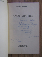 Anticariat: Horia Badescu - Anotimpurile (cu autograful autorului)