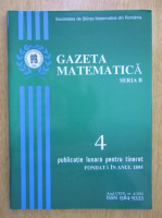 Revista Gazeta Matematica, Seria B, anul CXVII, nr. 4, 2012