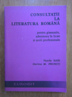 Vasile Sari - Consultatii la literatura romana