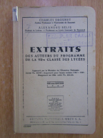 Anticariat: Charles Drouhet - Extraits des auteurs du programme de la VIIe classe des lycees