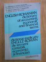 Anticariat: Frederick Henry Duncan - English-Romanian Dictionary of Accounting, Economic and Financial Terms