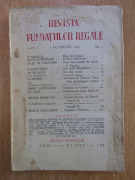 Anticariat: Revista Fundatiilor Regale, anul VII, nr. 7, iulie 1940