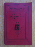 Anticariat: William Shakespeare - The First Part of King Henry IV