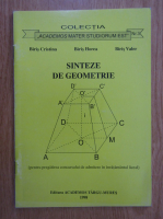 Biris Cristina - Sinteze de Geometrie 