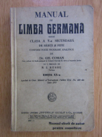 Anticariat: Gheorghe Coman - Manual de limba germana pentru clasa a V-a secundara de baieti si fete
