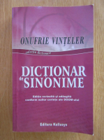 Onufrie Vinteler - Dictionar de sinonime