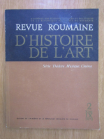 Revue Roumaine d'histoire de l'art, volumul 9, nr. 2, 1972