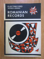 Romanian Records 1970