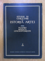 Studii si cercetari de istoria artei, seria Teatru Muzica Cinematografie, tomul 11, nr. 2, 1964